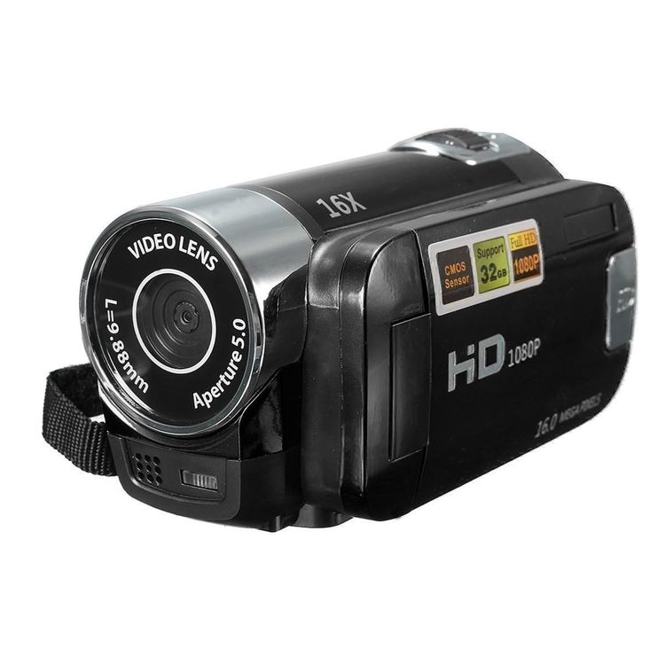 16X Zoom HD 1080P Caméra vidéo 16MP 1