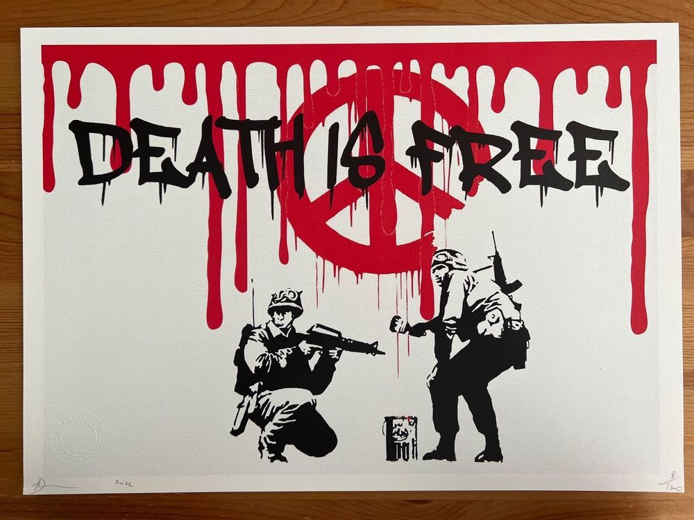 DEATH NYC « Banksy Peace » 7/100 1