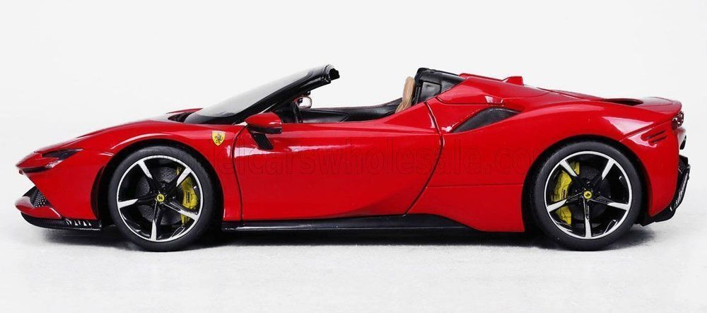 1/18 MR COLLECTION Ferrari SF90 Xx Stradale Rosso Mans Mat Base Cuir