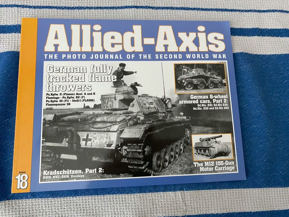 BUCH ENGLISCH ALLIEDAXIS 18 GERMAN FULLY TRACKED FLAME THRO Kaufen