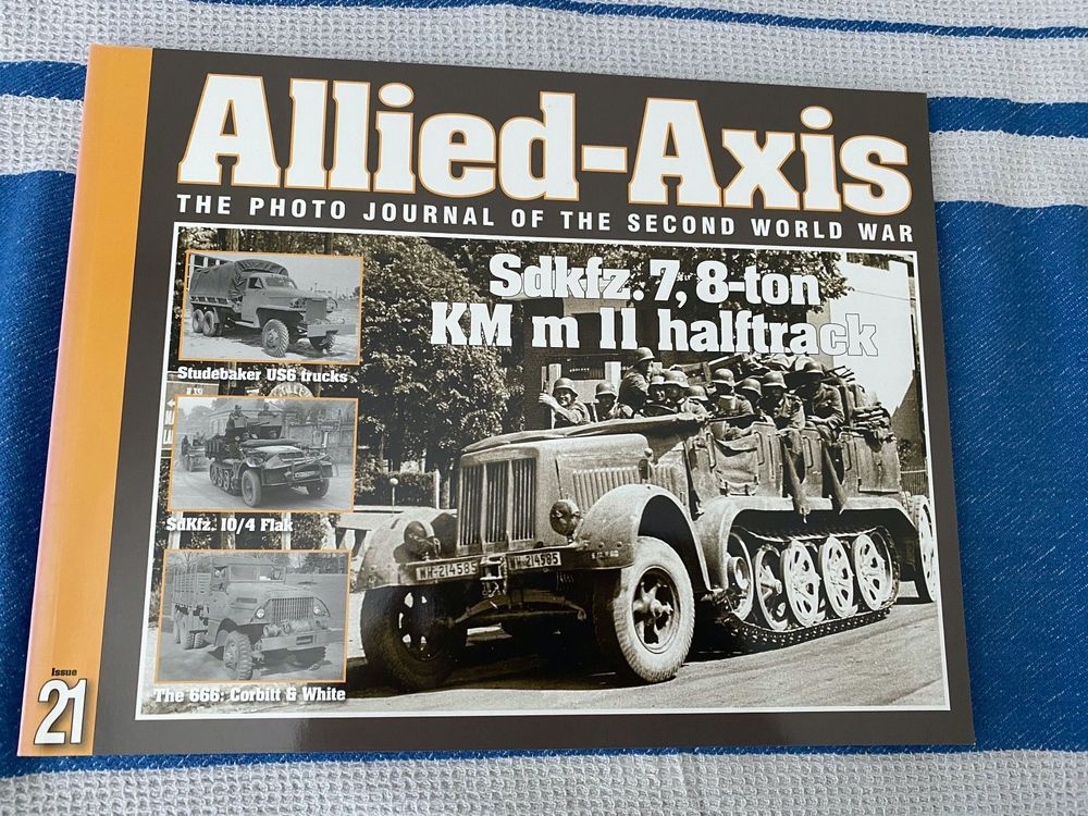 BUCH ENGLISCH ALLIEDAXIS 21 SDKFZ. 7,8TON KM M II HALFTRAC Kaufen