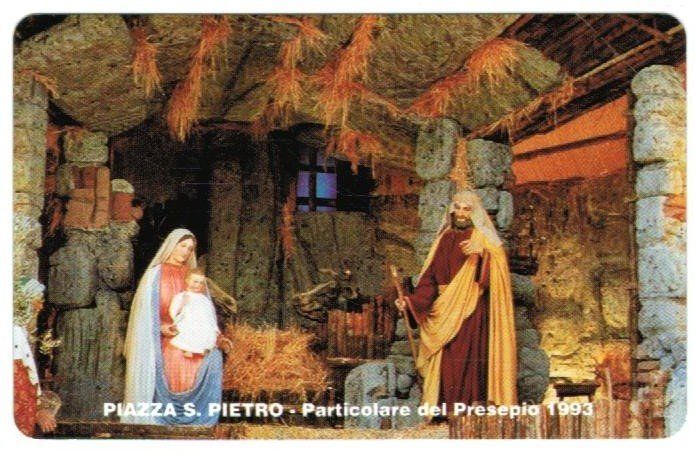 Telefonkarte Vatikan N° 8 Weihnachtskrippe ungebraucht 1