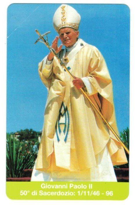 Telefonkarte Vatikan N° 24 Papst Giovanni Paolo II. ungebr. 1