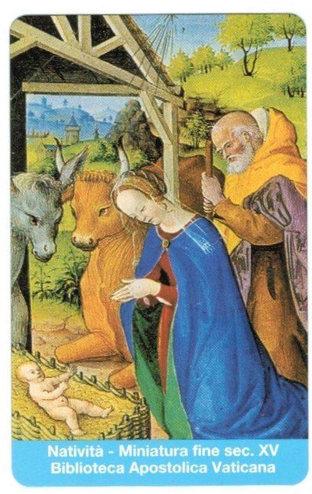 Telefonkarte Vatikan N° 25 Geburt Christi Perugino ungebr. 1