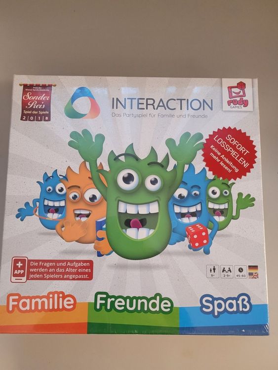 Interaction Das Partyspiel Für Familie Und Freunde Kaufen Auf Ricardo 2516