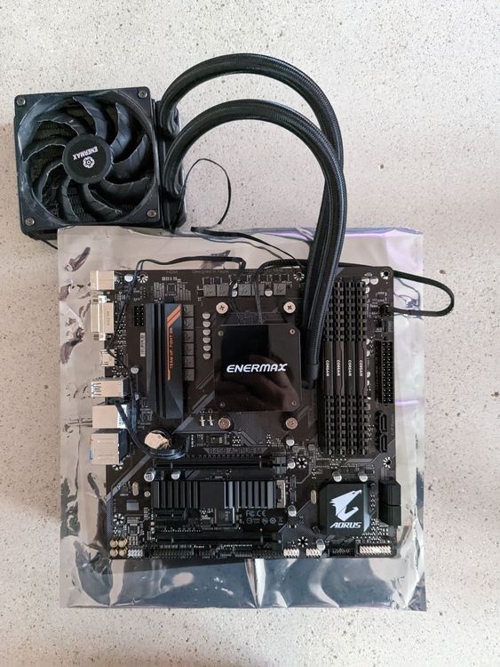 Gigabyte B450 Aorus m, Ryzen 5 3600, 32GB Ram, AIO Kühler Kaufen auf