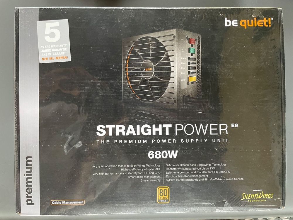 be quiet! Straight Power E9 680W Power Supply Unit Kaufen auf Ricardo