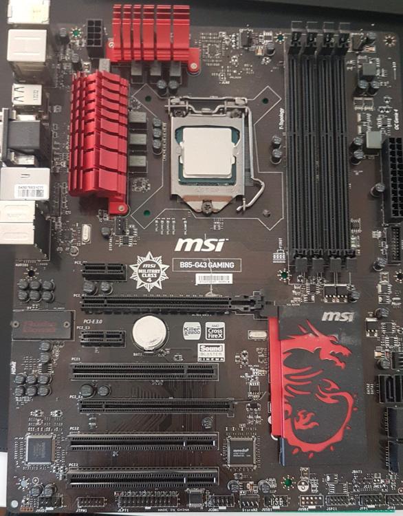 B85 g43 msi подключение