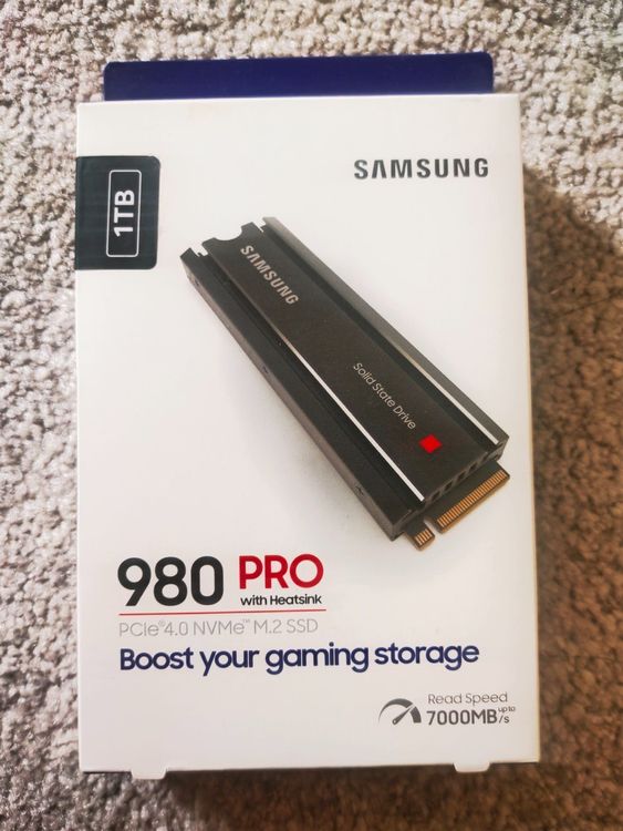 Samsung 980 Pro M.2 SSD with heatsink 1TB for PS5 and PC Kaufen auf