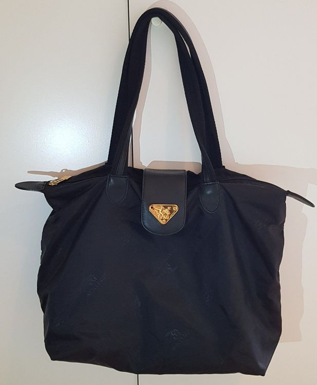 Zaino Ferrara Cuore Anno 1907 Bicolore Blu In Nylon - Zainetto Per Adulti E Bambini Con Tasche Cerniera - 2
