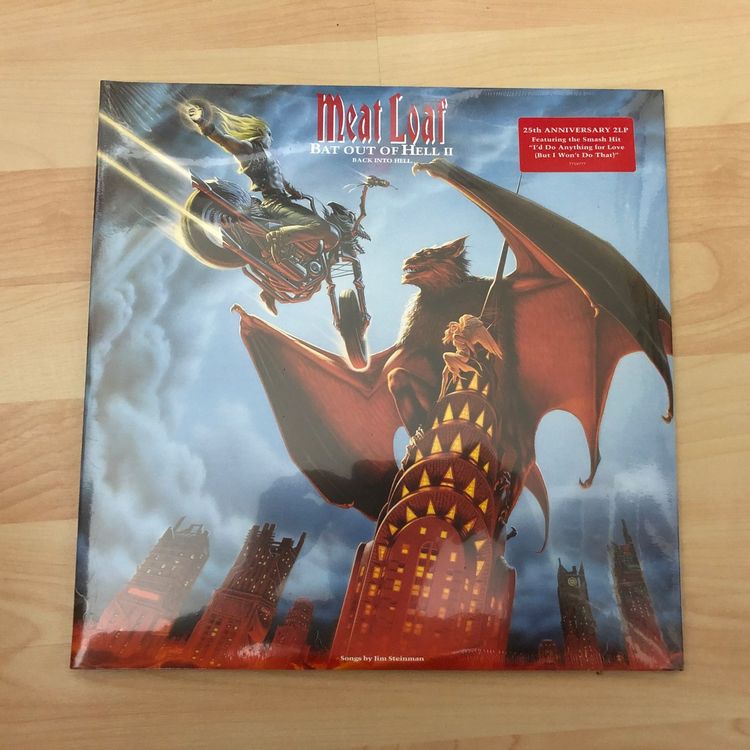 Meat Loaf Bat Out Of Hell II Back Into Hell Vinyl Lp Sealed Kaufen