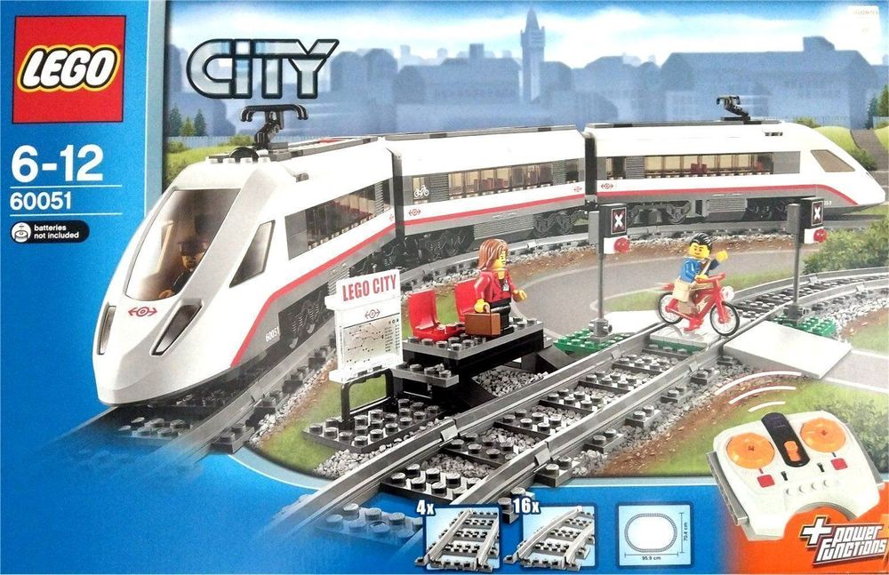 Lego City 60051 High-Speed Passenger Train Komplett -H45 | Kaufen auf ...