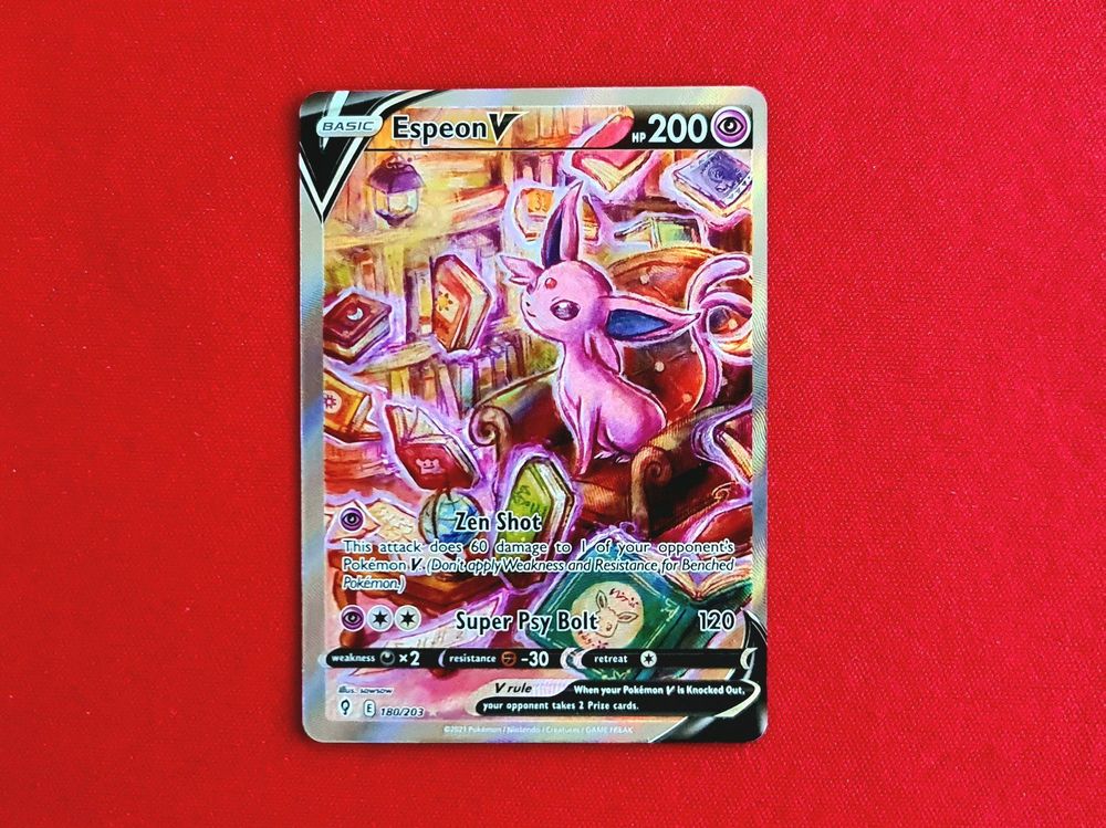 Espeon V Alt Art Evolving Skies EN (MINT) Kaufen auf Ricardo
