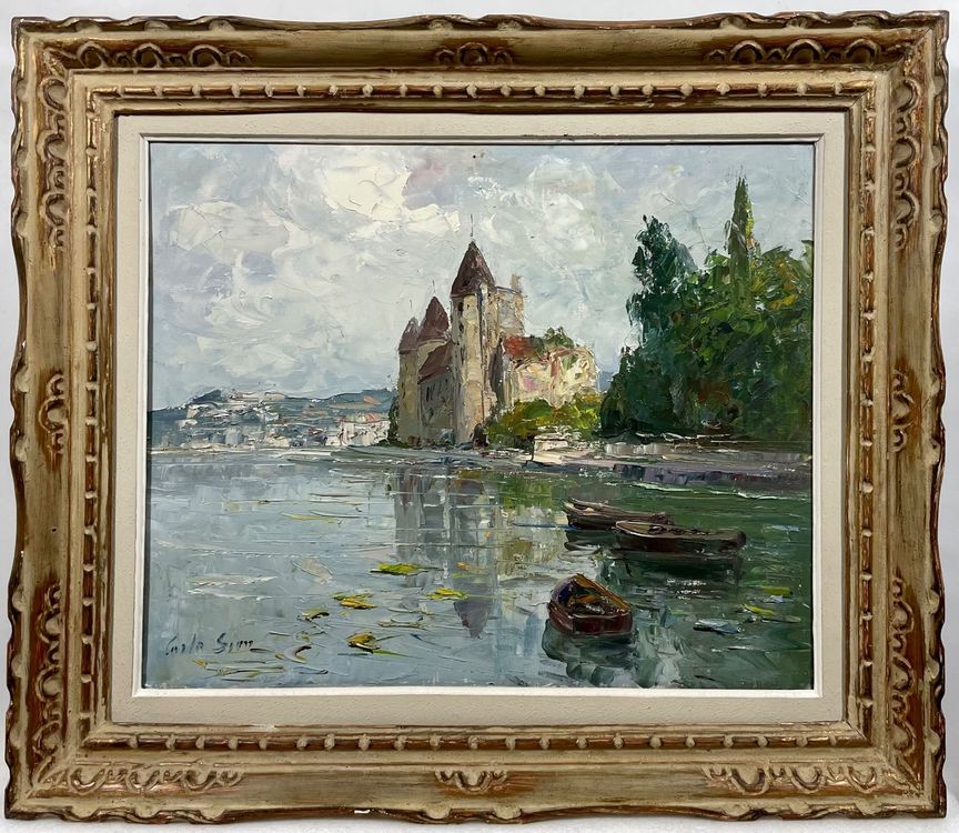 Carlo Sim (XX) ugrosses Gemälde Acheter sur Ricardo