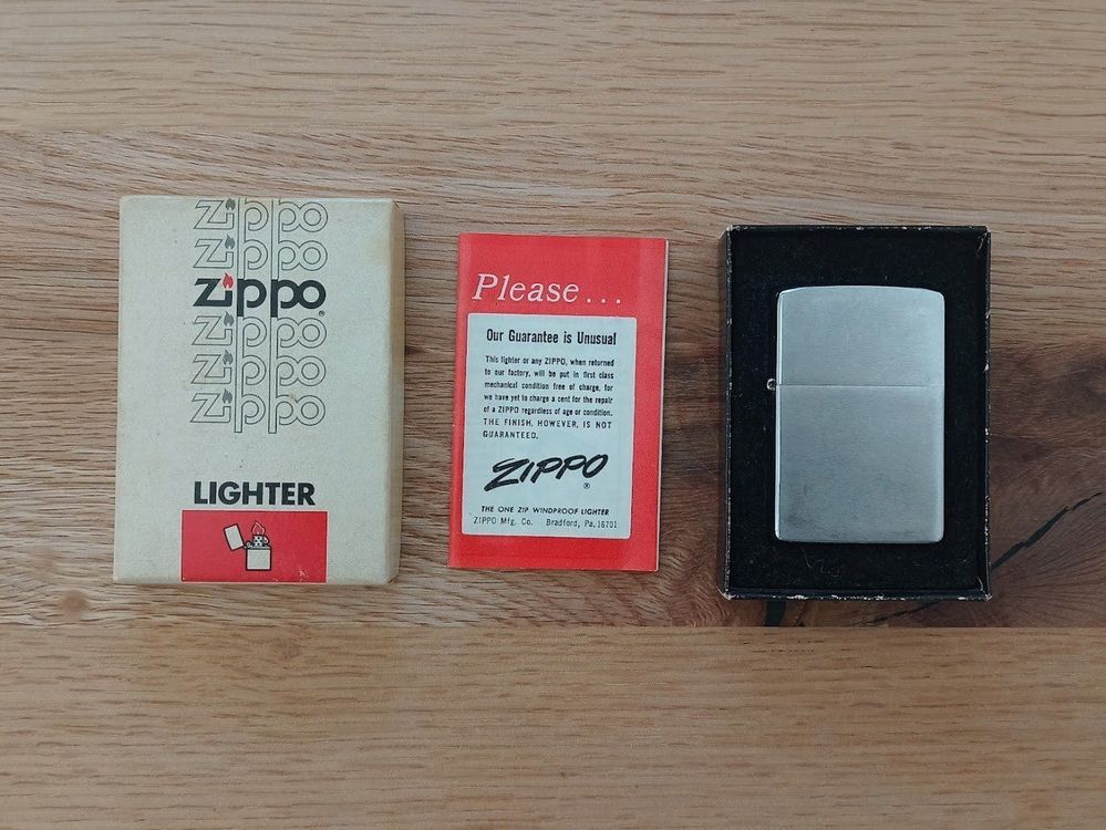 Vintage Zippo mit Box (1984) Kaufen auf Ricardo