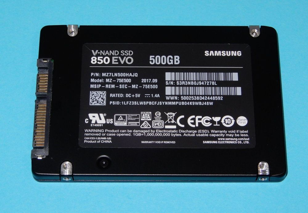 Samsung V Nand Ssd 850 Evo 500 Gb Kaufen Auf Ricardo 5295