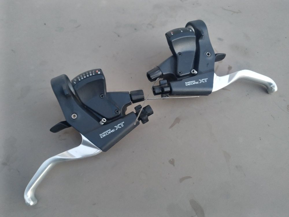 Paire Manettes De Frein Shimano XT ST-M739 8 Vitesses (VTT Rétro, Cantilever)