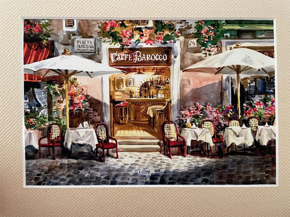 Bild Gemälde Aquarell, Rom, Italien | Kaufen auf Ricardo
