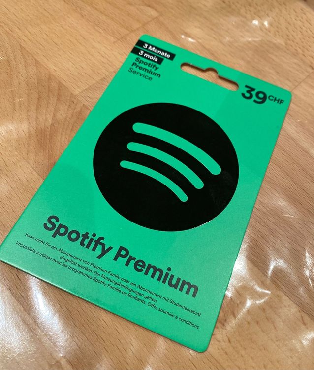 Spotify Gutschein | Kaufen auf Ricardo