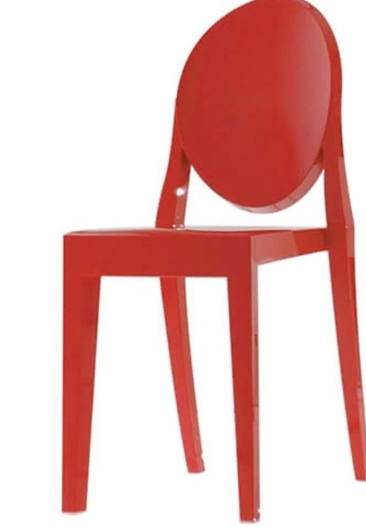 Ensemble 2 chaises Kartell Ghost Rouge Kaufen auf Ricardo
