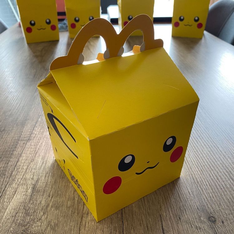 Pokemon Mcdonalds Happy Meal Box Pikachu Kaufen auf Ricardo