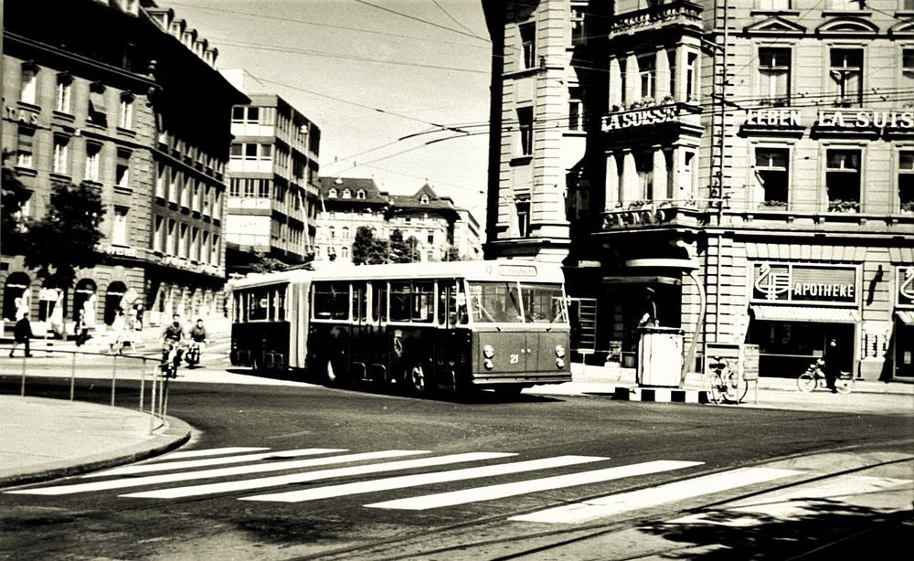 Bern - Bubenbergplatz - Trolleybus - Photo - 1968 | Kaufen Auf Ricardo