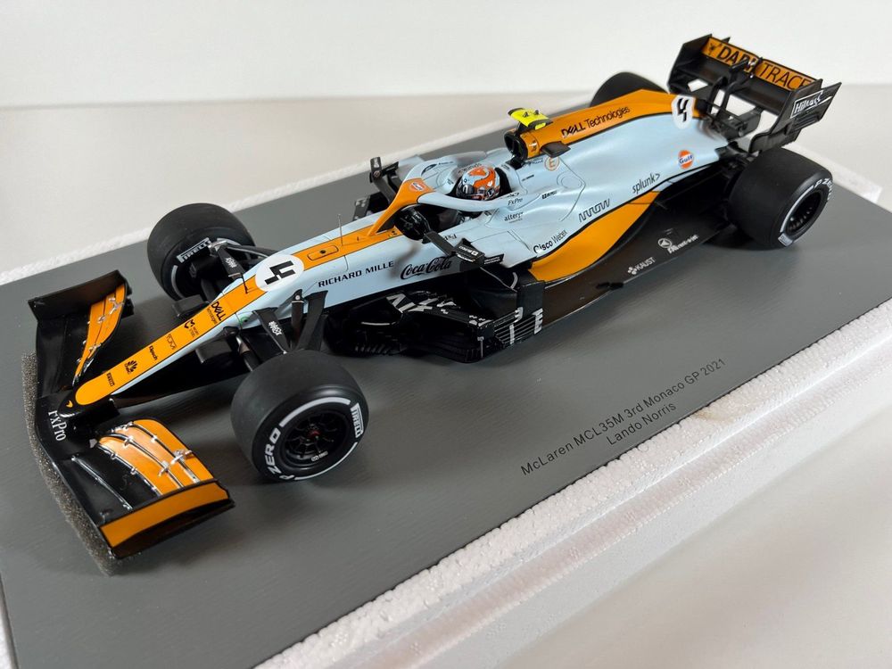 McLaren MCL35M Gulf / L. Norris Monaco GP 2021 Spark 1/18 | Kaufen Auf ...