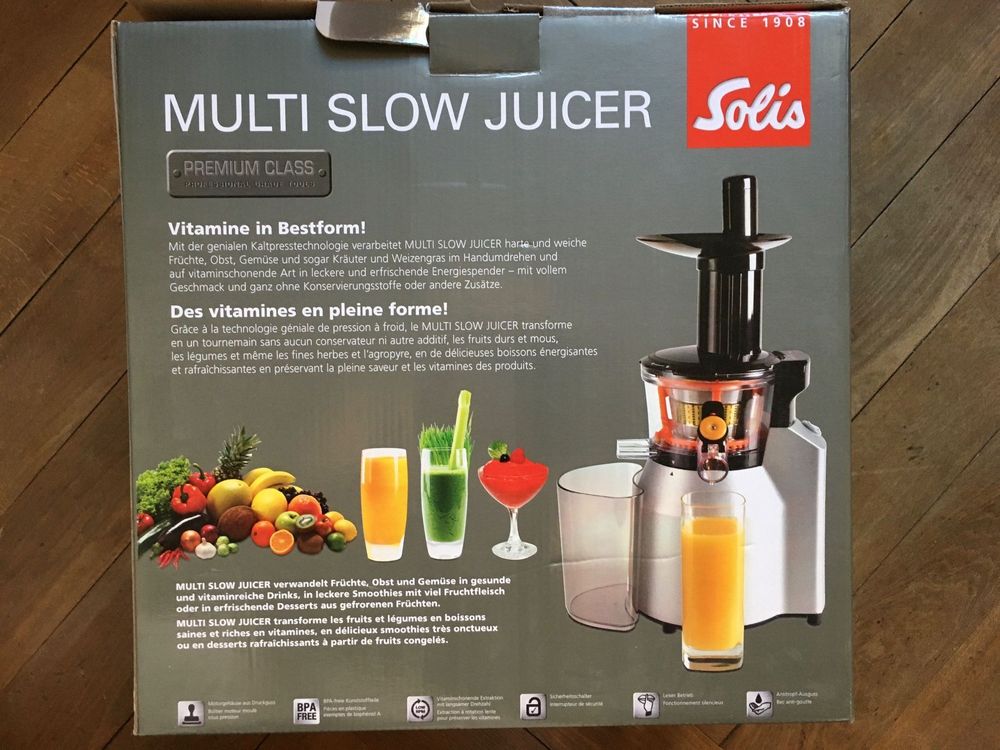 Solis Multi Slow Juicer Fruchtsaft Presse Kaufen auf Ricardo