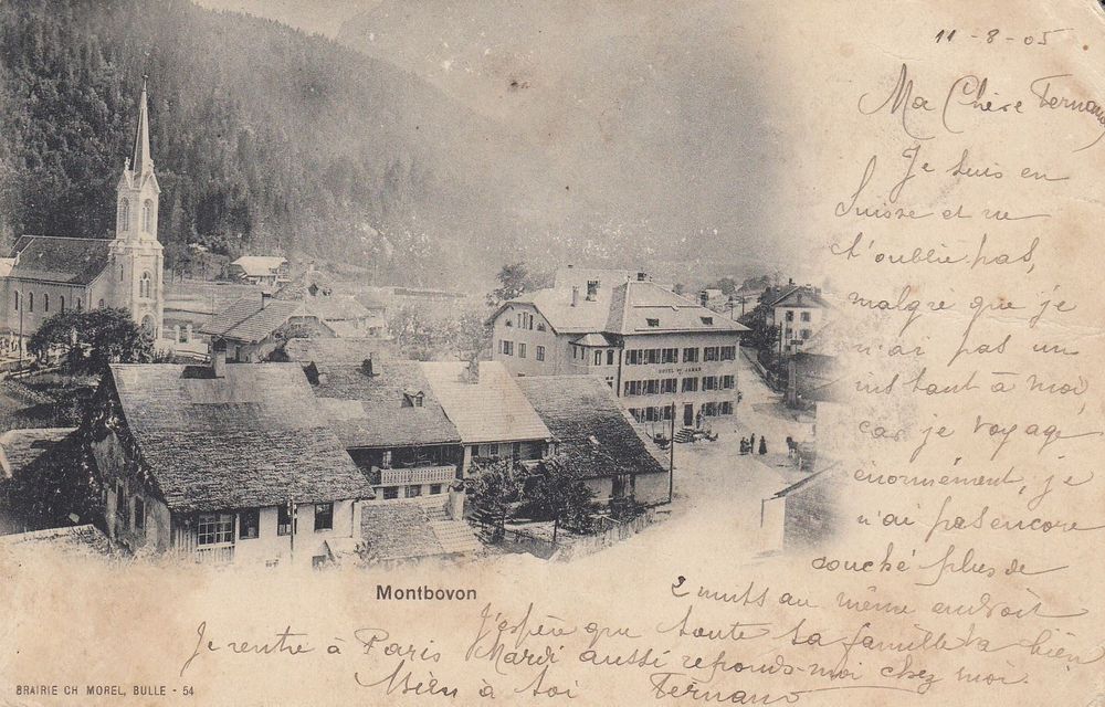 Montbovon FR um 1905 Kaufen auf Ricardo