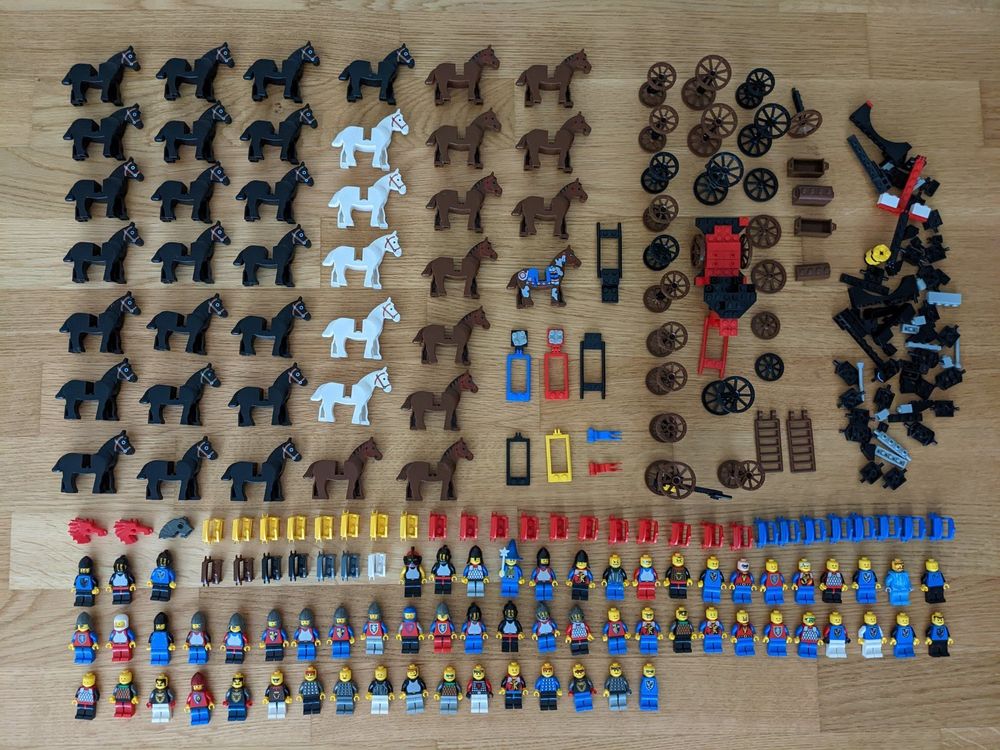 Lego Ritter, Kingdoms, Castle Mega Set mit 63 Figuren ab