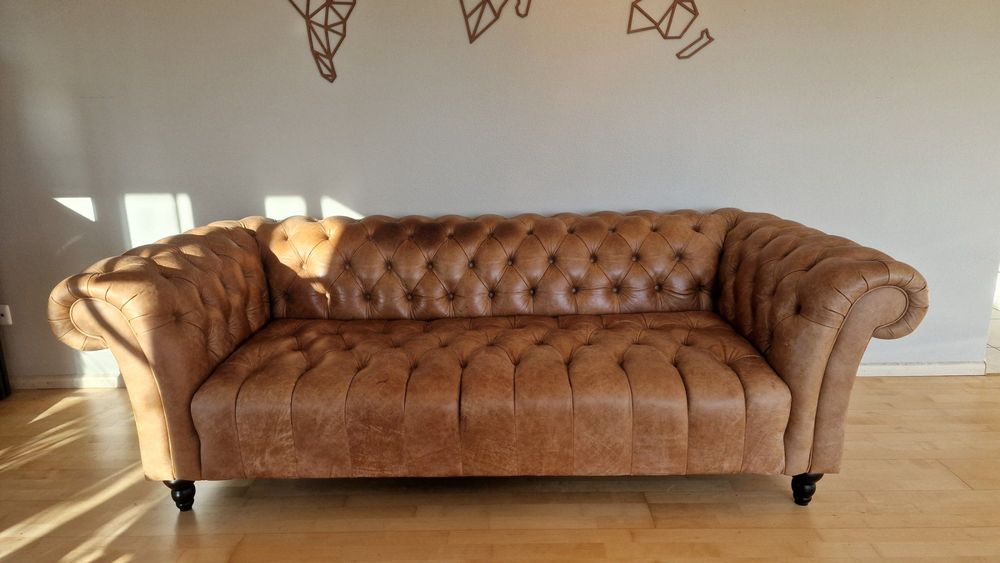 Sofa "Amazonas" Chesterfield Oxford Leder Kaufen auf Ricardo