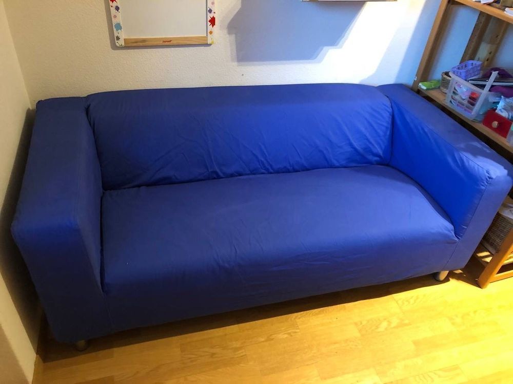 Sofa Ikea blau (und écru) Klippan Kaufen auf Ricardo
