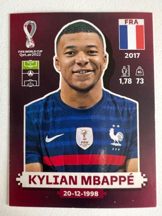 Panini WM 2022 Kylian Mbappé FRA 19 Frankreich | Kaufen Auf Ricardo