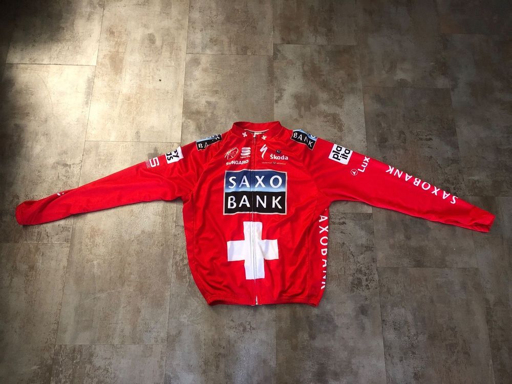 Maillot Cycliste Saxo Bank Tinkoff Sportfull – Taille S – Occasion