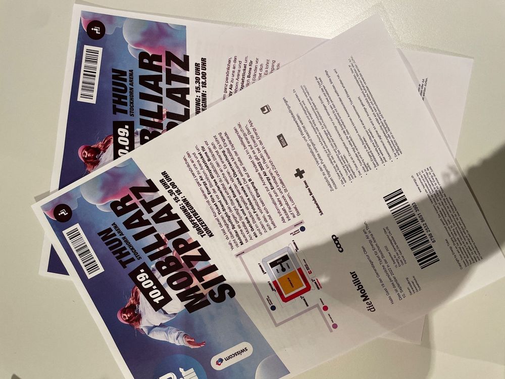 Energy Air Tickets 2022 Acheter sur Ricardo