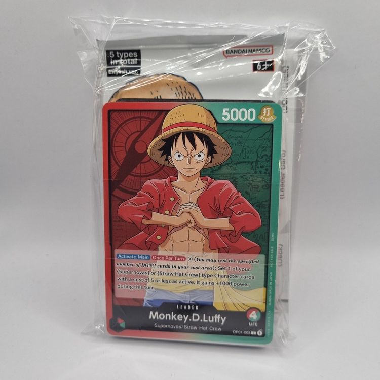 One Piece TCG Tutorial Deck mit Promo Booster Englisch Kaufen auf