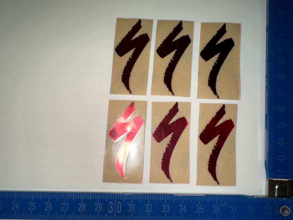 S-Works Specialized Sticker Set | Lettering Logos MTB Mountain Bike | Decals Stickers Available In Various Colours (Silver - Foto 8