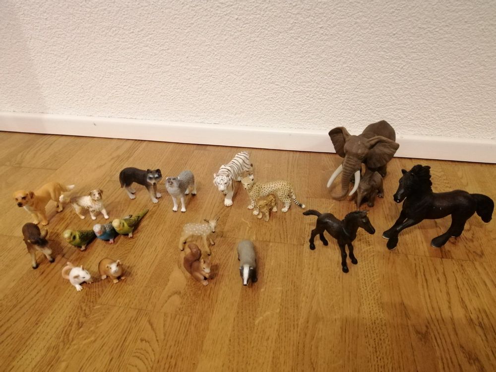 Diverse süsse Schleichtiere 20 Stk | Kaufen auf Ricardo