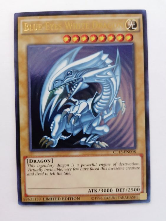 BlueEyes White Dragon Ultra Rare (EN) CT13 Acheter sur Ricardo