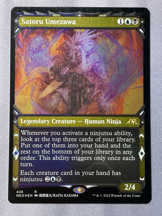 Satoru Umezawa ETCHED FOIL Kamigawa Boosterfrisch Kaufen auf Ricardo