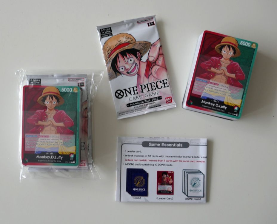 One Piece TCG card game 1 demo deck + 1 promo booster Kaufen auf Ricardo