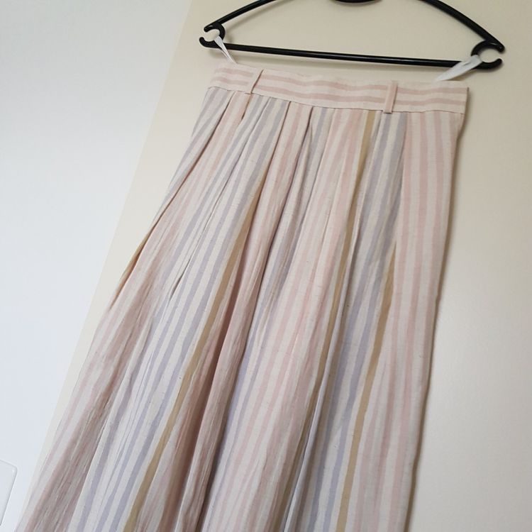 Collectif JUDY Vintage TEACUP STRIPE Pastell Streifen SWING DRESS Kleid
