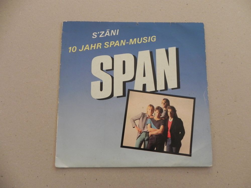 LP CH Rock Mundart Span Bern 1985 Beiheft 10 Jahr Span Kaufen auf Ricardo