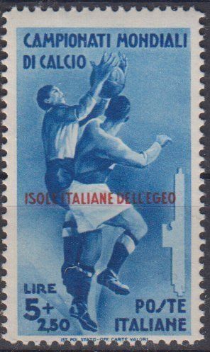 EGEO 1934: 5+2L Fussball-WM ** - € 120. 1