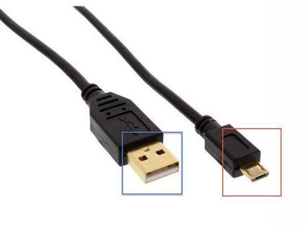 Micro-USB 2.0 Kabel, Flachkabel 1