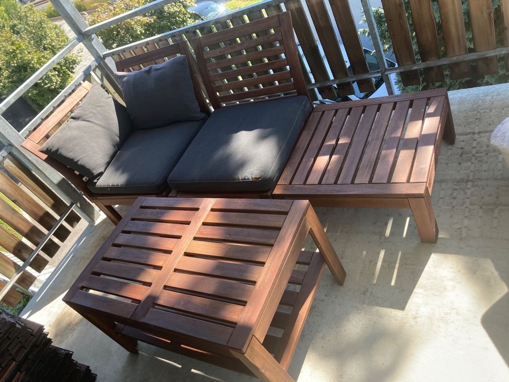 Outdoor Furniture Set + NEW covers! Ikea Applaro Kaufen auf Ricardo