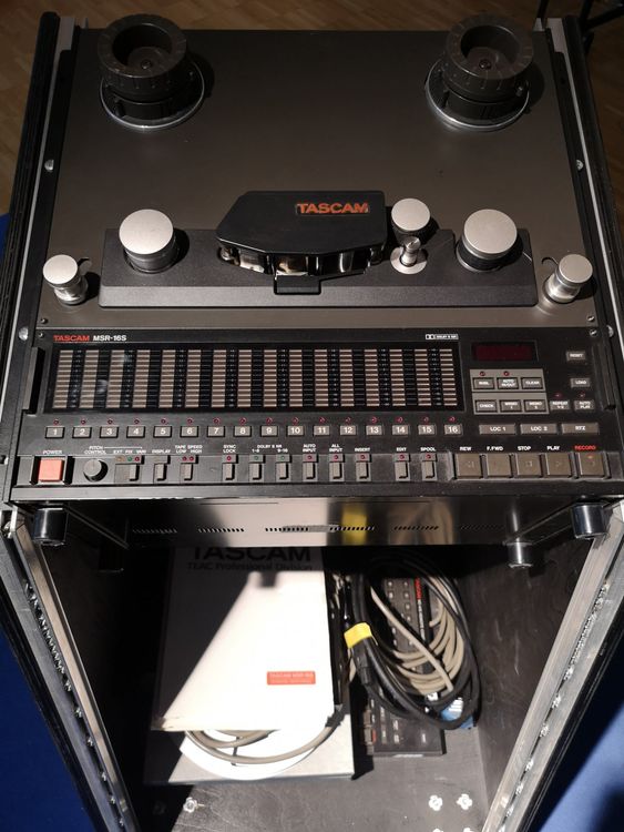 2x TASCAM MSR16S 1/2Zoll, 16Spur Master Spulentonband Acheter sur
