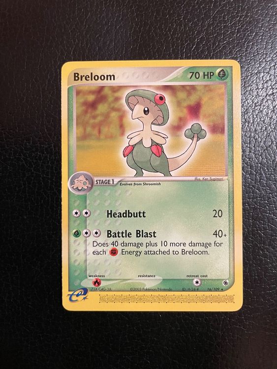 Ex Ruby & Sapphire Breloom rare 16/109 Ab 1 Kaufen auf Ricardo