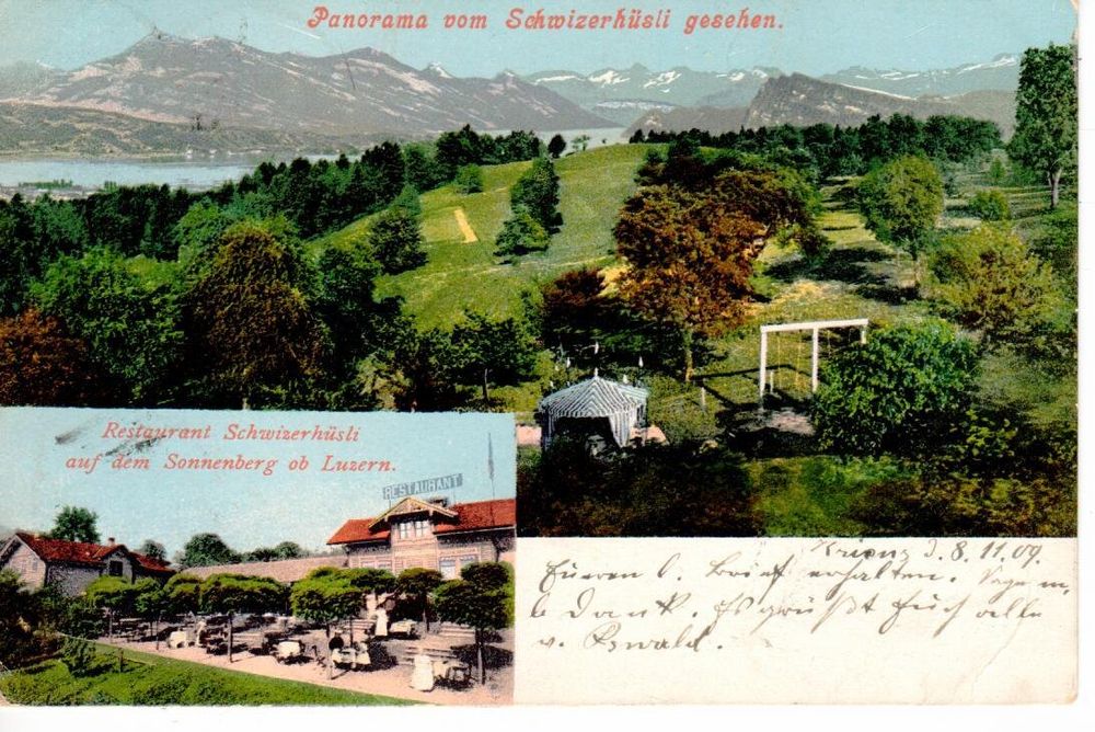 Sonnenberg Kriens - Luzern 1909 1