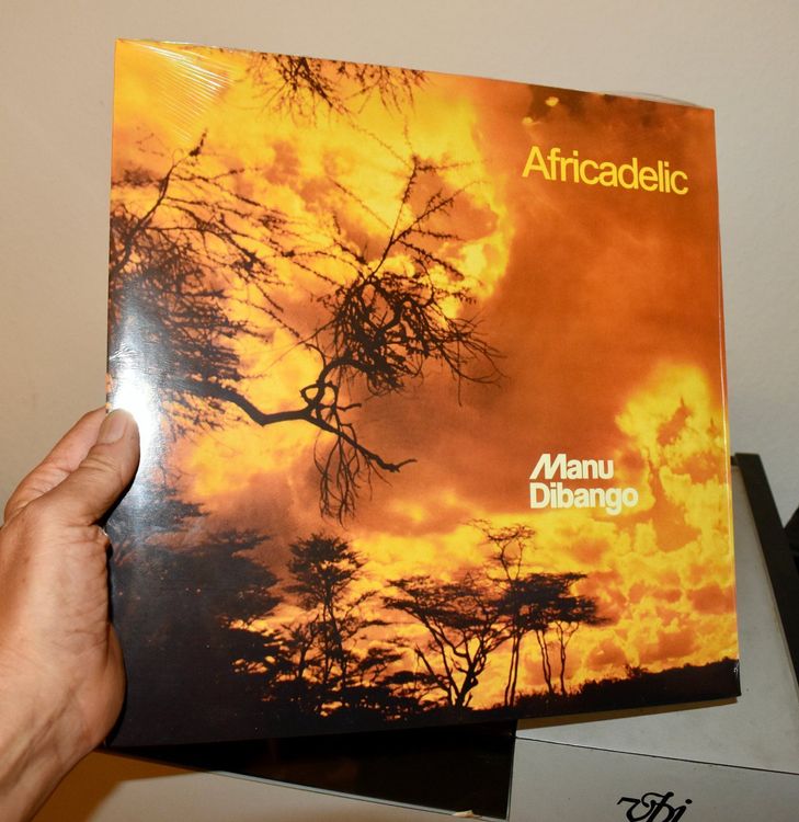 Neu OVP Manu Dibango –Africadelic LP Remastered/Orange-white 1